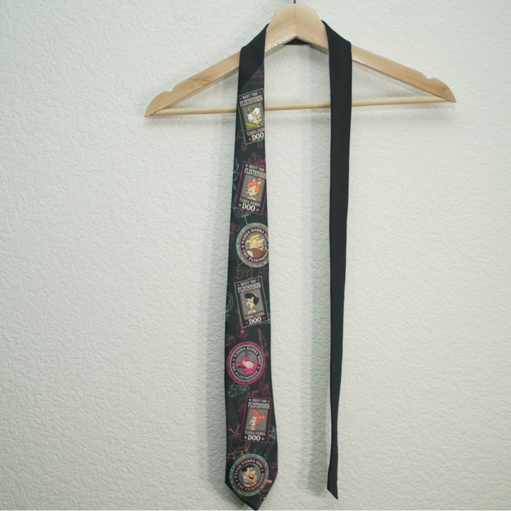 The FLINTSTONES Necktie by "RALPH MARLIN" 1993 Hanna-Barbera Productions! Tie